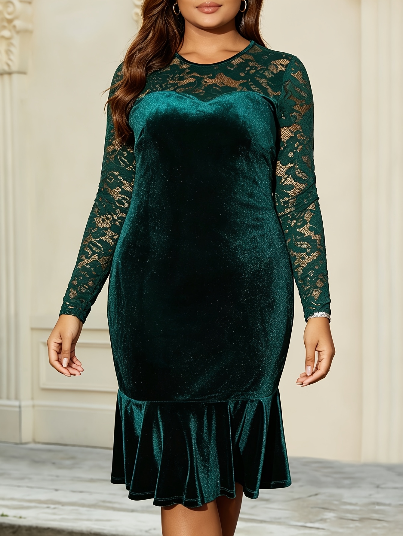 sage green dress tight Prom Primavera Couture 3936 Size 10 Sage Green Long Fitted Maxi Slit and hidden no main image 1