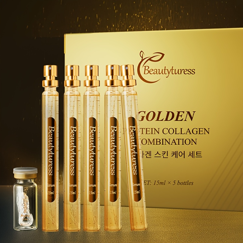 2-pack Golden Collagen Set: Golden Serum + Protein Thread for Brightening