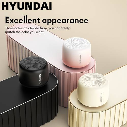 für hyundai x6 tragbarer wireless-lautsprecher mit wireless, langer akkulaufzeit & typ, kompaktes für outdoor, partys, kompatibel mit smartphones, tablets, tvs