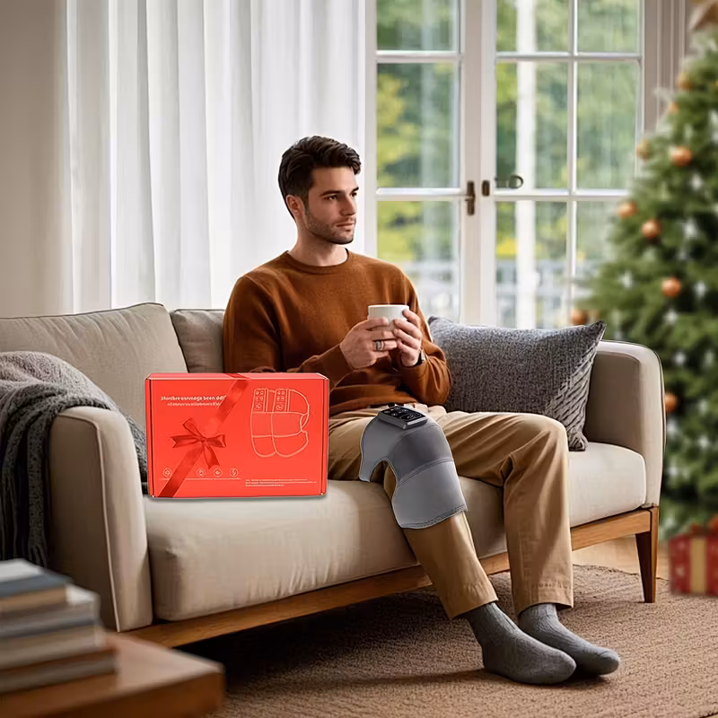 2025 model features five levels of precise temperature control and level vibration knee brace it has a large capacity battery for extended use the lcd screen is enlarged with and touch control for by the el Product details 0