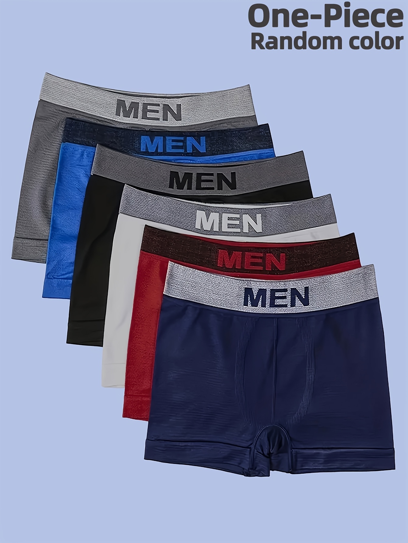 random 1 3 6 12pcs mens breathable quick drying boxer underwear high   and   material adult underwear mens casual sports underwear suitable for   size