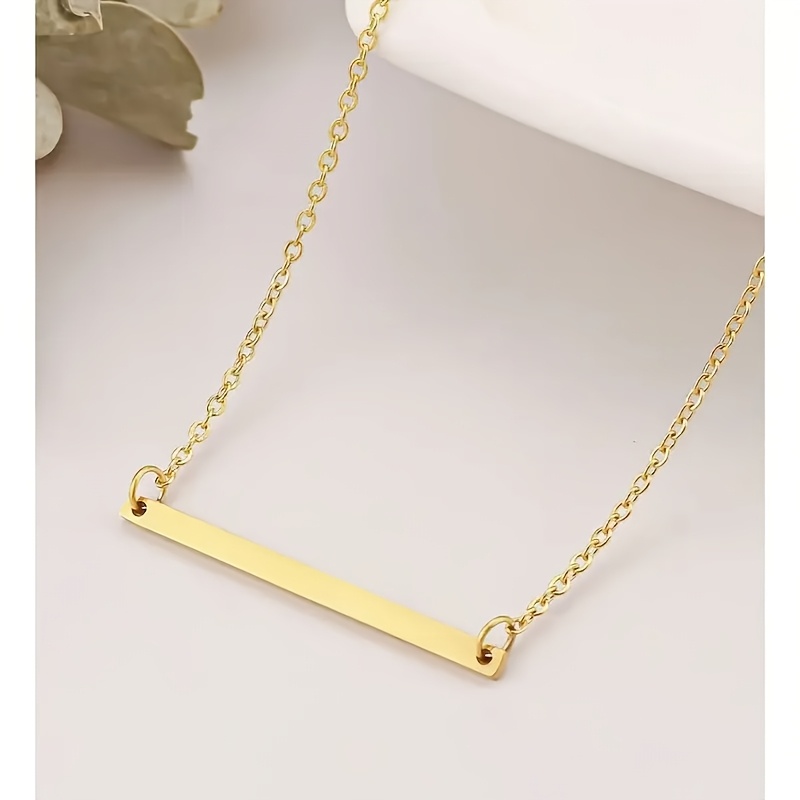 Women's Minimalist Long Geometric Pendant Necklace