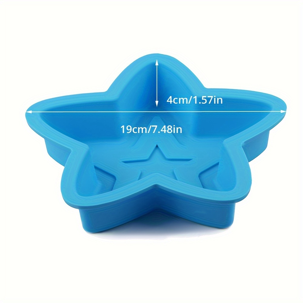 A Five-pointed Star-shaped Silicone Baking Pan, Made Of Food-grade High-quality Silicone, For And Baking