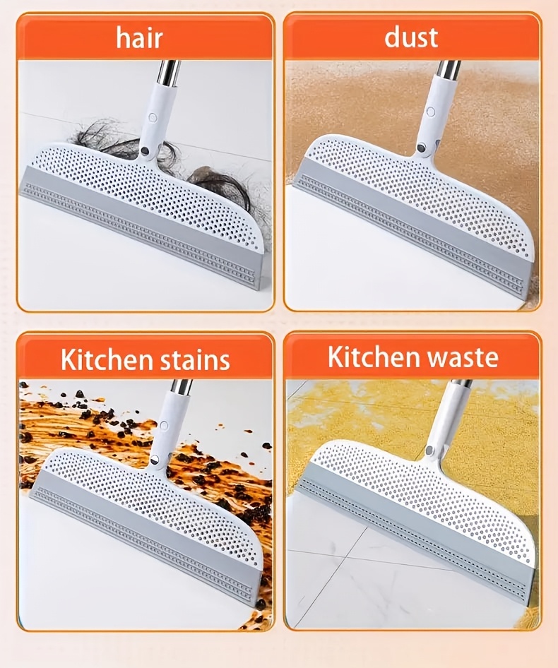 magic cleaning broom wiper squeegee floor scraper for bathroom hair removal sweeper wet dry use cleaning tool Product details 7