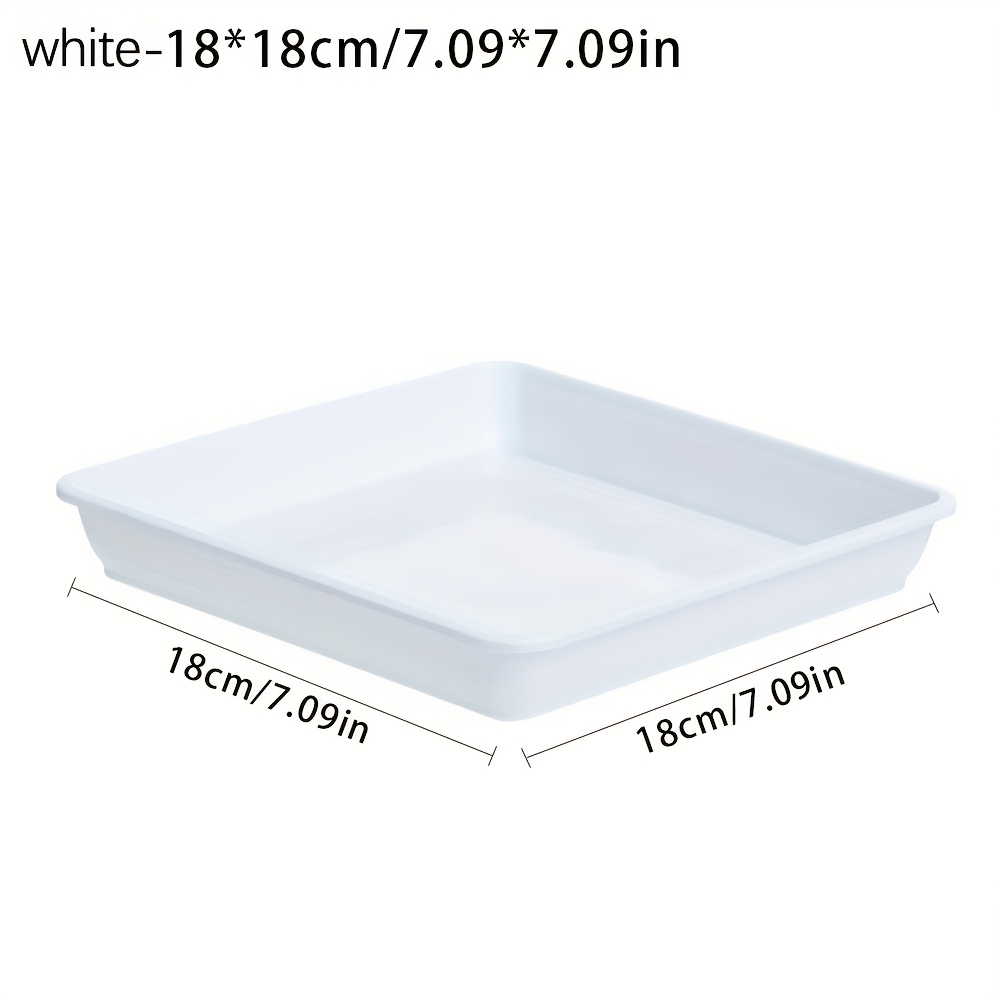 TEMU 1 stuk Belastbaar - Weerbestendig Plastic Plantenschotel Geschikt voor Binnen/Buiten Potten, Meerdere Maten (4/6/7/8/10 Inch) Bloembak met