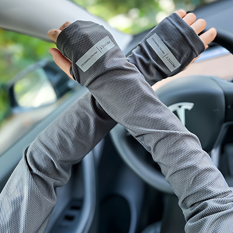 TEMU Men's Cooling Arm Sleeves, Breathable Sleeves, Unisex Arm Sleeves, Loose And Breathable, Cool And Comfortable, Suitable For Outdoor Sports,