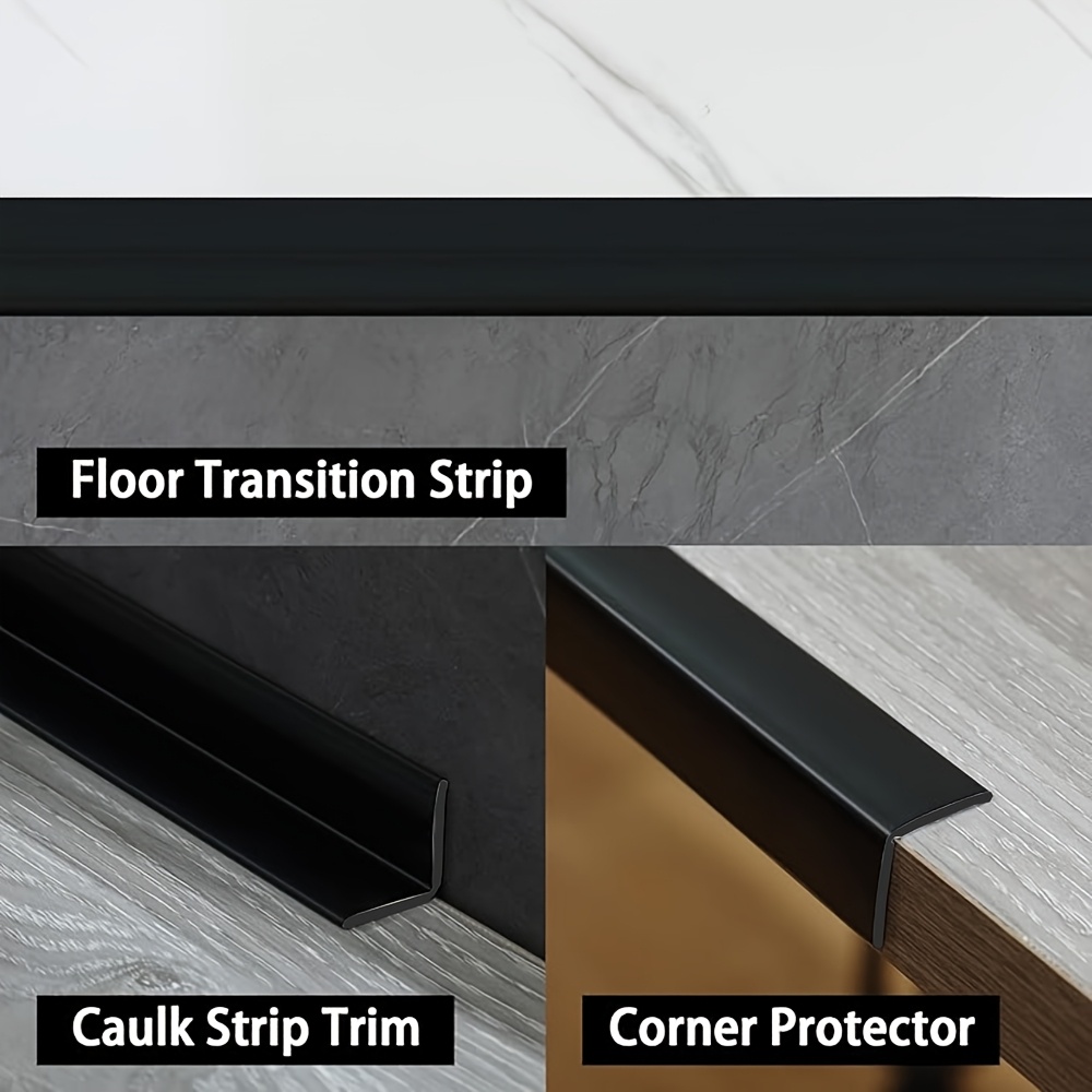 E-shop PVC Selbstklebende Wand Eckform Schrank Tisch Schublade Tisch Eck Anti-Kollisionsstreifen, Flexible Innere Und Externe Eck Dekorative Streifen,