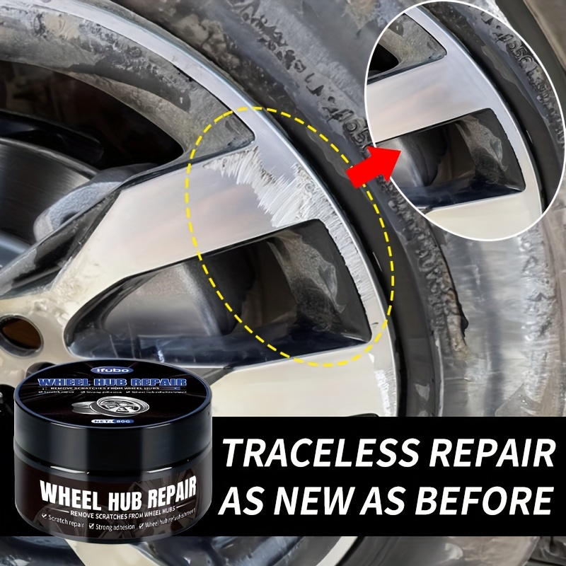 

Universal Wheel Repair Kit - Alloy Rim Scratch Remover, Oxidation Cream & Rust Protector, Car Wheel Care Polishing Paste