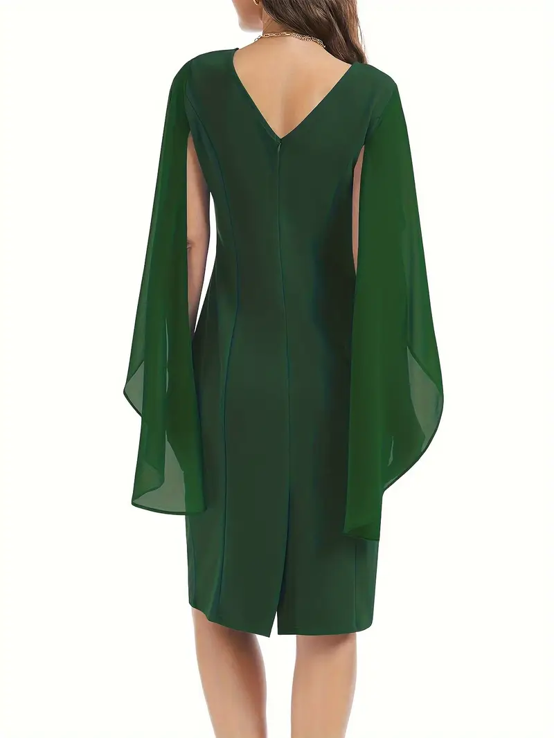 Splicing Split Evening Dress Splicing Split Evening Dress