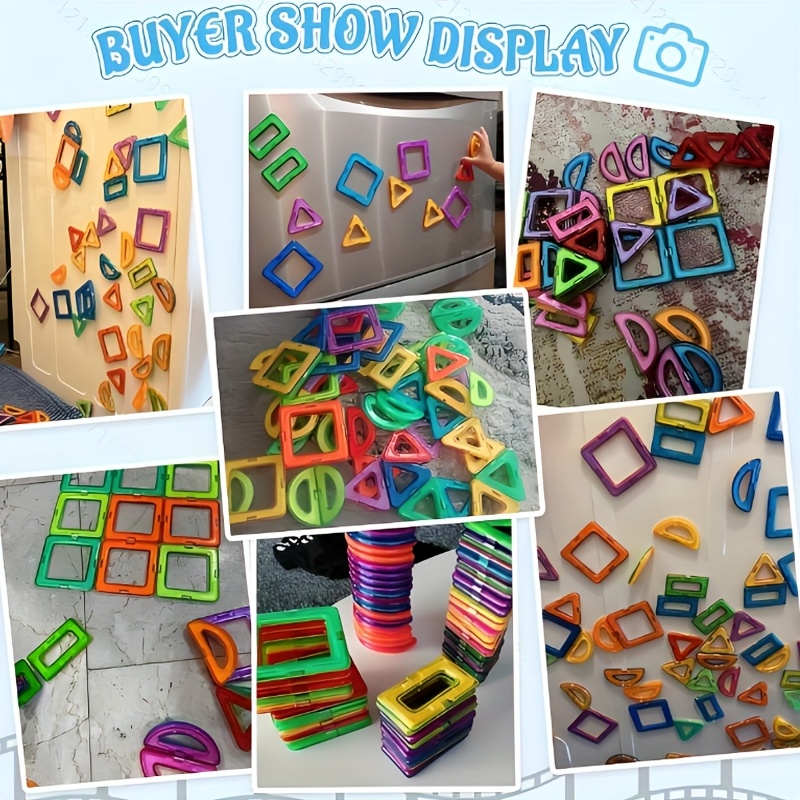 39pcs Magnetic Building Blocks Toy Architecture Game Educational 3D Teaching