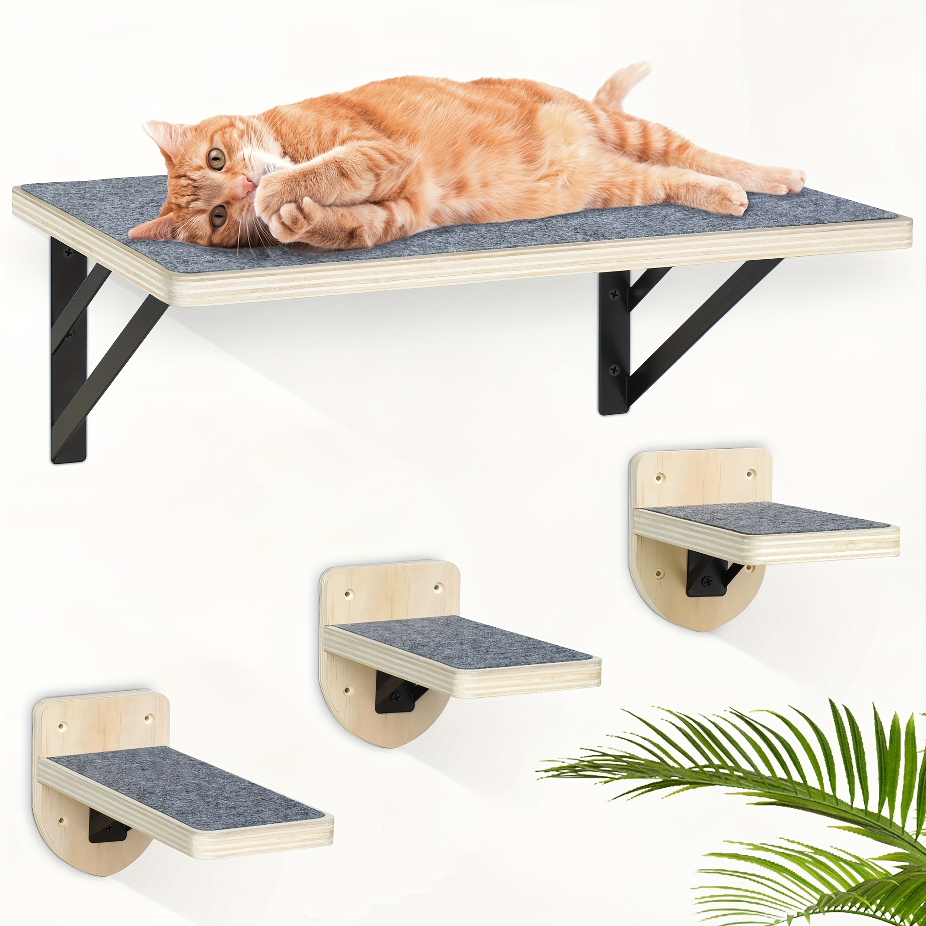 TEMU Cat Shelves 3 , Cat , Cat Shelves And For , Mounted Cat Shelves And , Cat Cat Scratching For Sleeping, Playing,