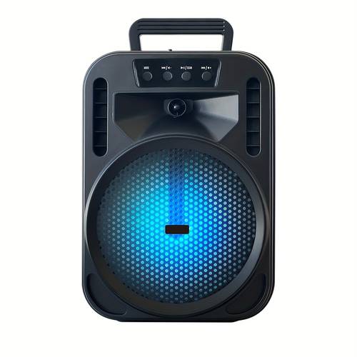 6 5 woofer portable wireless speaker loud with heavy bass rgb party dj lights tws fm aux pa sound system karaoke machine subwoofer