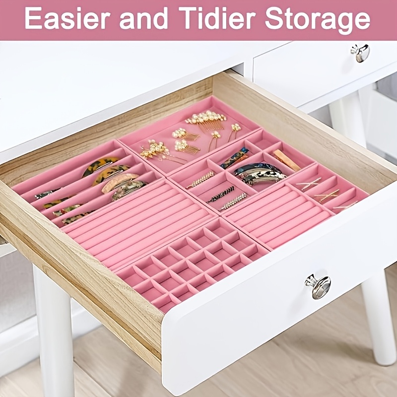 Stackable Jewelry Tray for Rings and Earrings