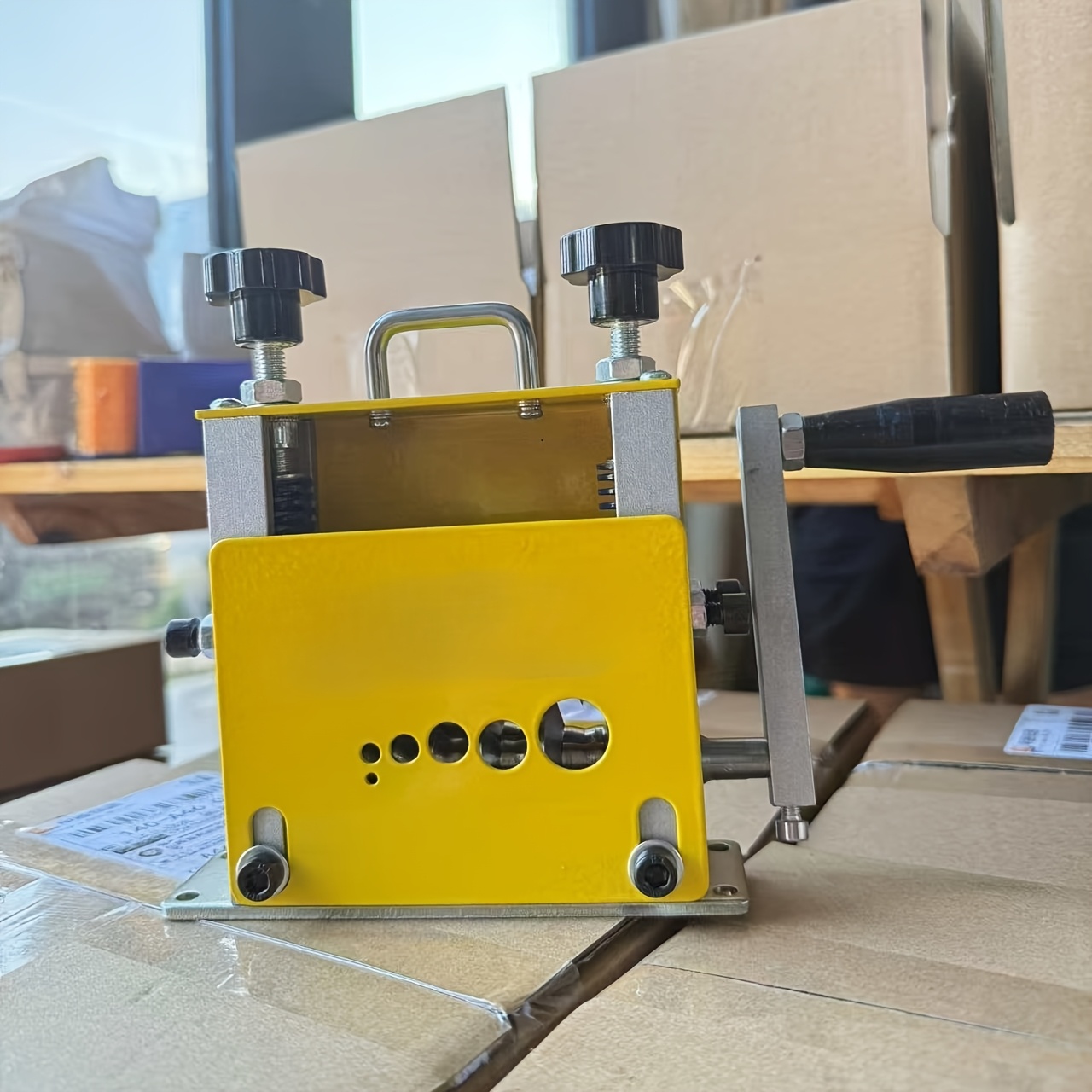 E-shop Handlicher Waben-6-Loch-Abisolierer, Multi-Loch Neuer Heim-Abisolierer Vollautomatischer Kleiner Elektrischer Heim-Abisolierer Manuell Und