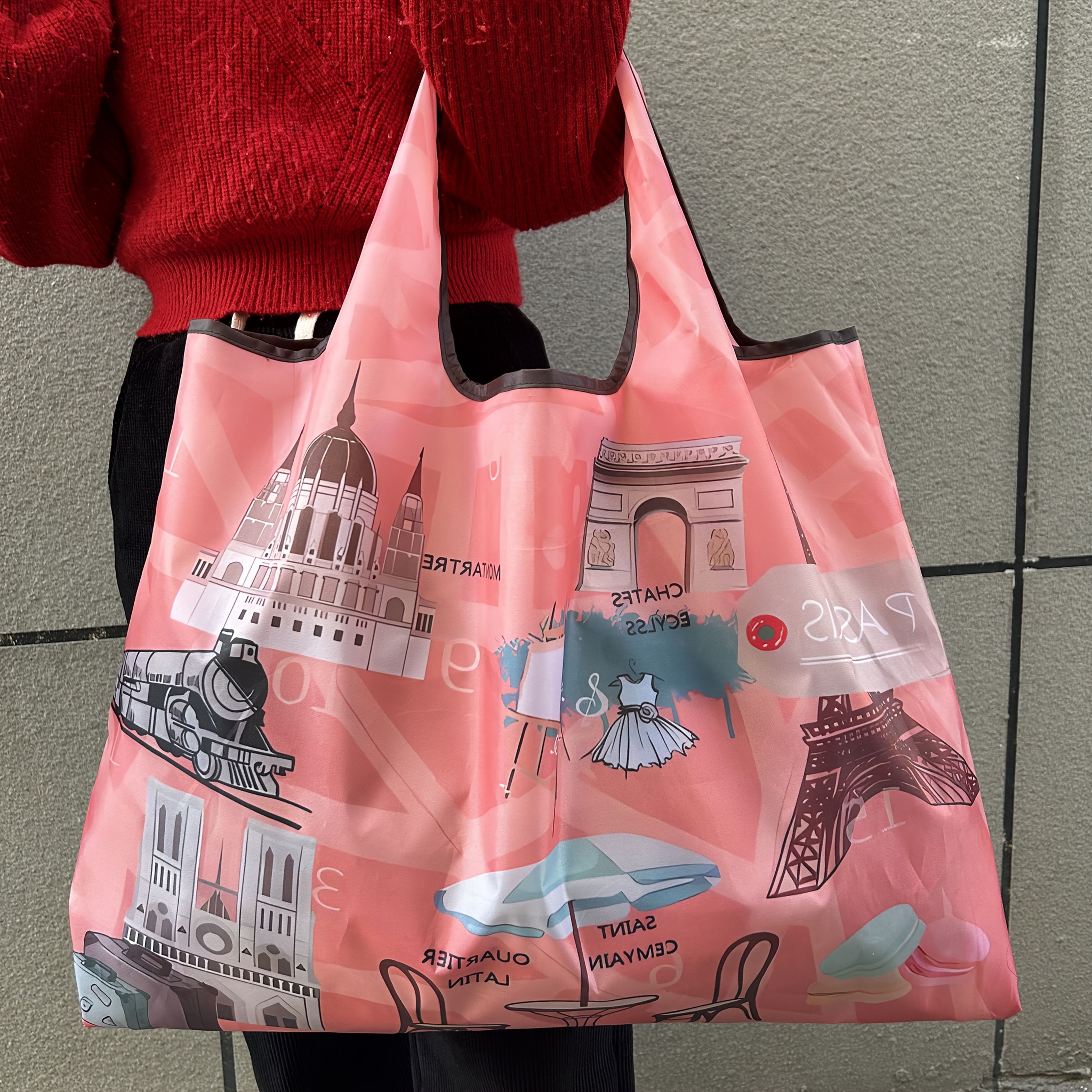 Beutel Einkaufstasche Nylon Handtasche Nylon Shopper Taschen Aus