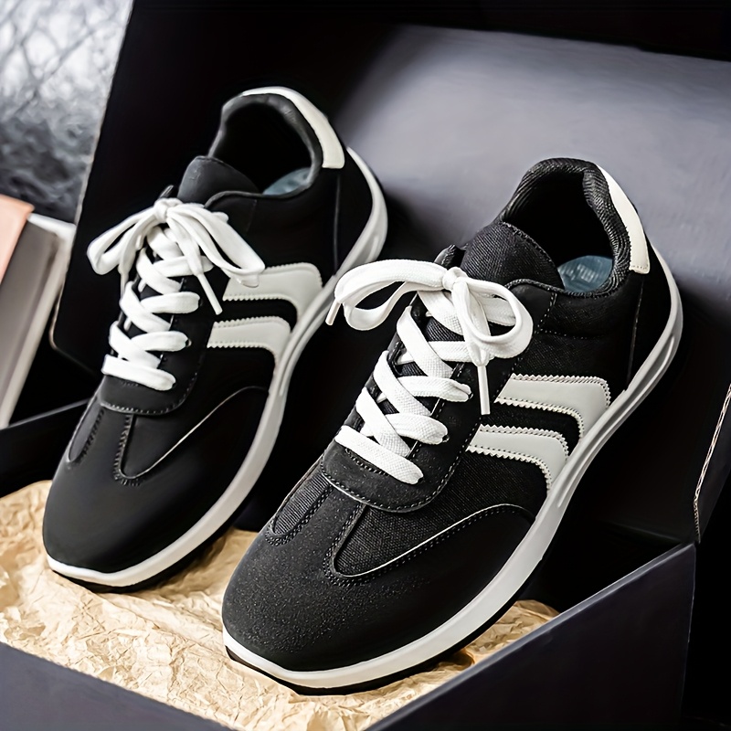 Sneaker Schwarz Weiß Herren Schuhe WeiÃƒÂŸ Leder Sneaker