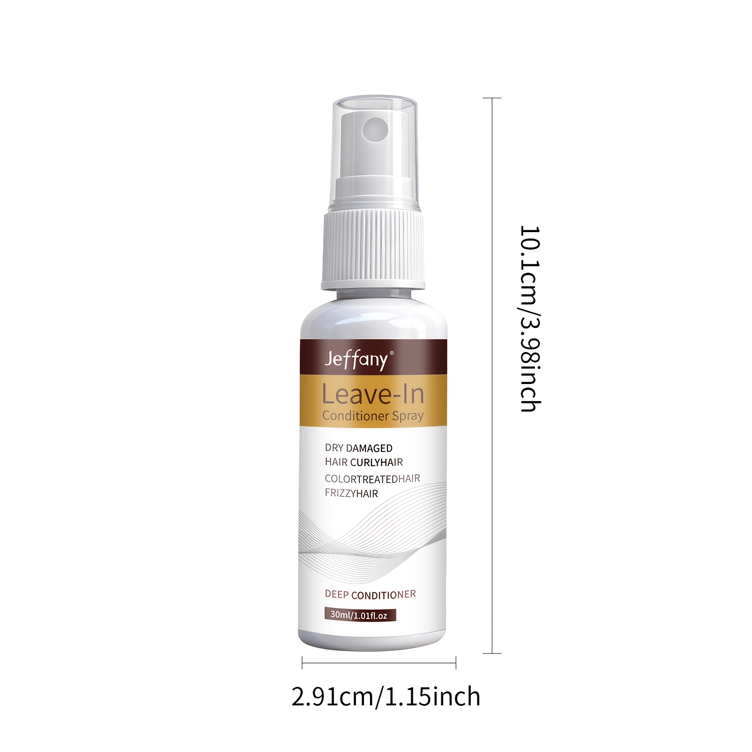 Image of Jeffany Conditioner Spray For Women, Hair Care Mist For Dry Damaged Hair, Curly Hair & Frizzy Hair, Lightweight Detangling Spray, Smooth Texture, , Care Essential For Salon Use