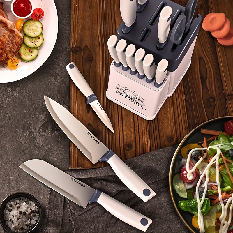 

14 Knife Set, 14 Knife Set Knife , Dishwasher Safe Knife Set -in Knife Sharpener, Germany Steel Knife Set, For Mom Or Dad