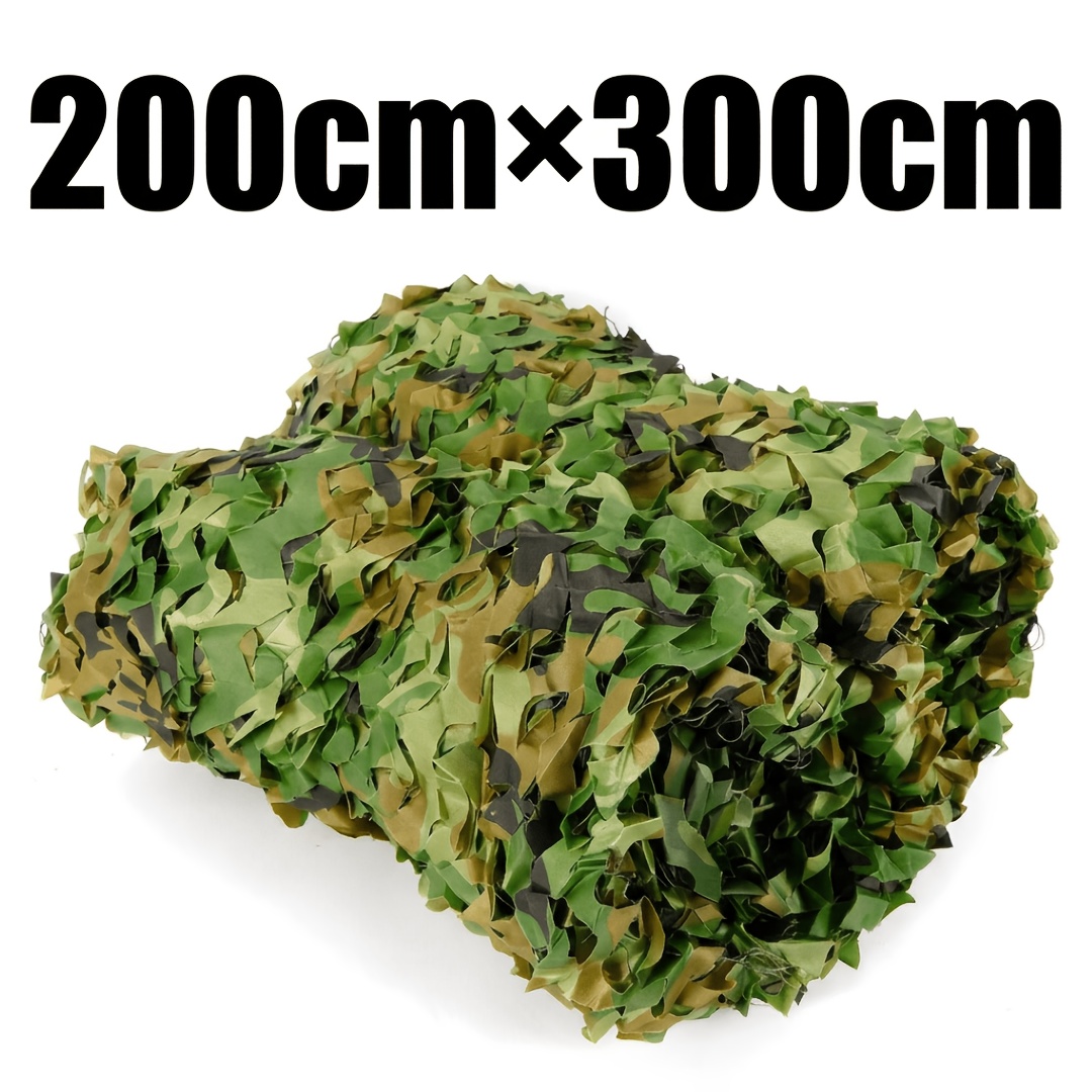 Image of Forest Green Privacy Camouflage Net, Breathable And Lightweight, Ideal For Yard , Balcony Privacy, And Party Tents