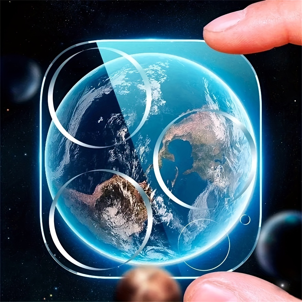 3pcs JORYACK Tempered Glass Camera Lens Protector, Full Cover 9H 3D Film for iPhone 11/12/13/14/15/16 Pro Max, 14/15/16 Plus, 13/12 Mini, Mobile Phone Lens Protection