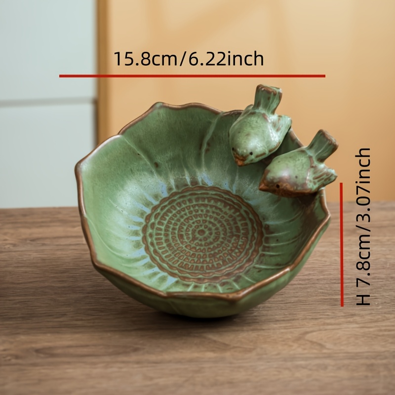 Image of 1pc Outdoor Figurine Ceramic Flower Pot, 2 Styles Are , Hydroponic Or Soil-planted, Bronze Color, At Home Or In [without Plants]