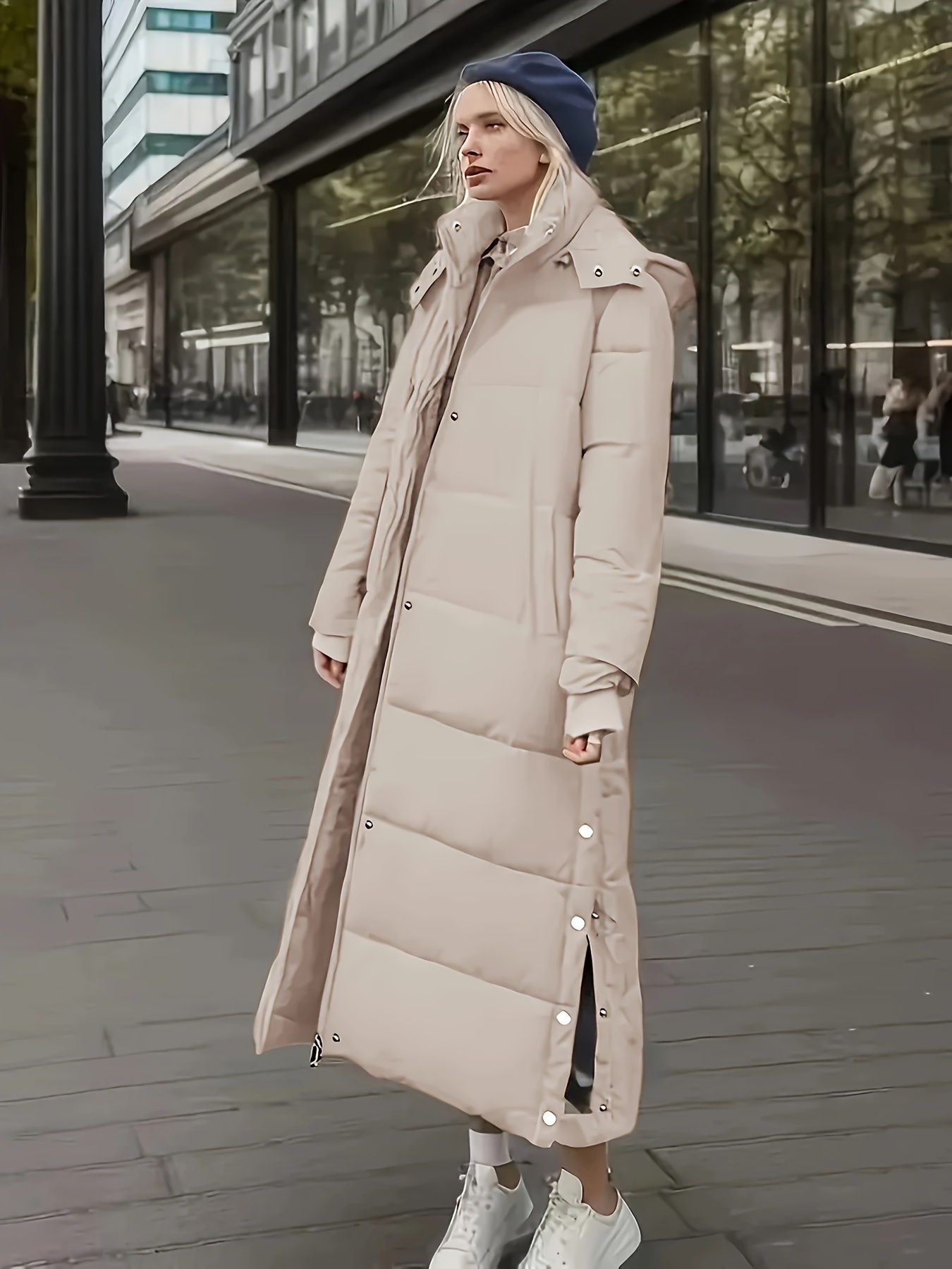 Long puffer coat - Women's fashion