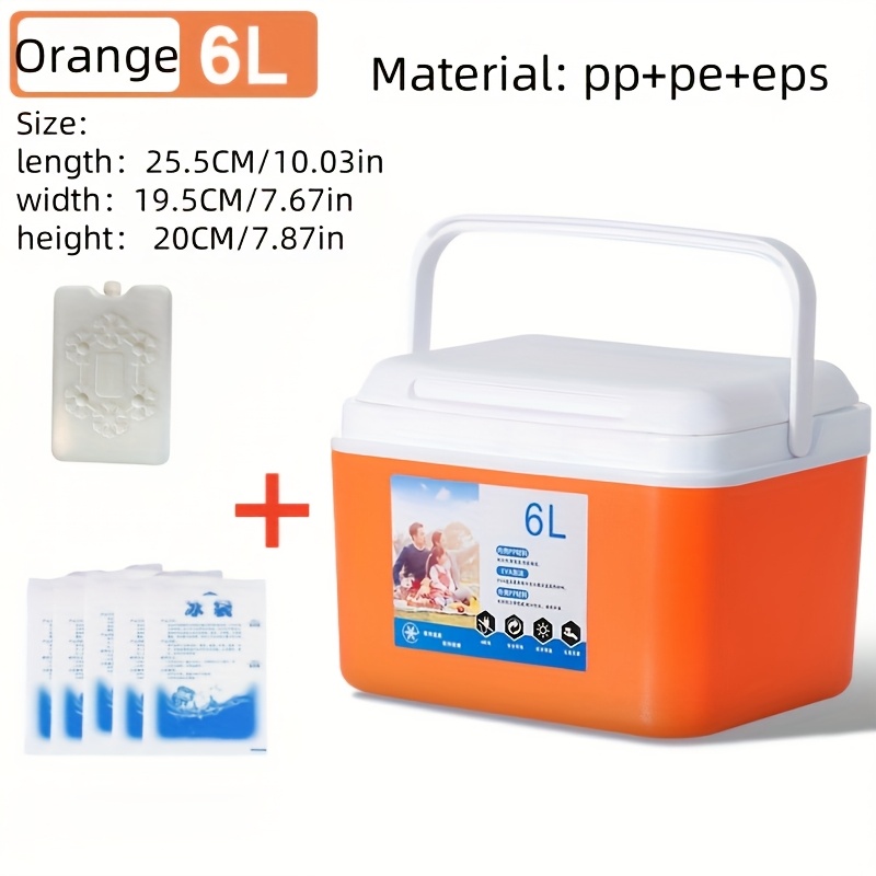 [Portable Ice Bucket] Portable Fresh-Keeping Refrigeration Ice Bucket | Commercial Outdoor Car Picnic