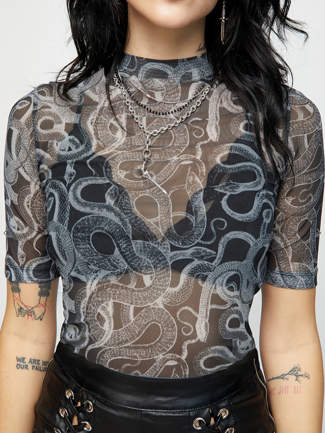 blusa malla edición año serpiente mujer camisa Temu Uruguay