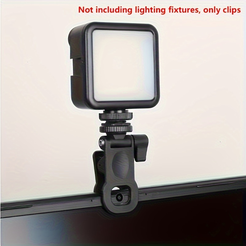 

1pc Detachable Clip, Multi-angle Folding, Detachable, Fill Light Clip, Live Photography Mobile Phone Fill Light Clip, Video Conference Clip,