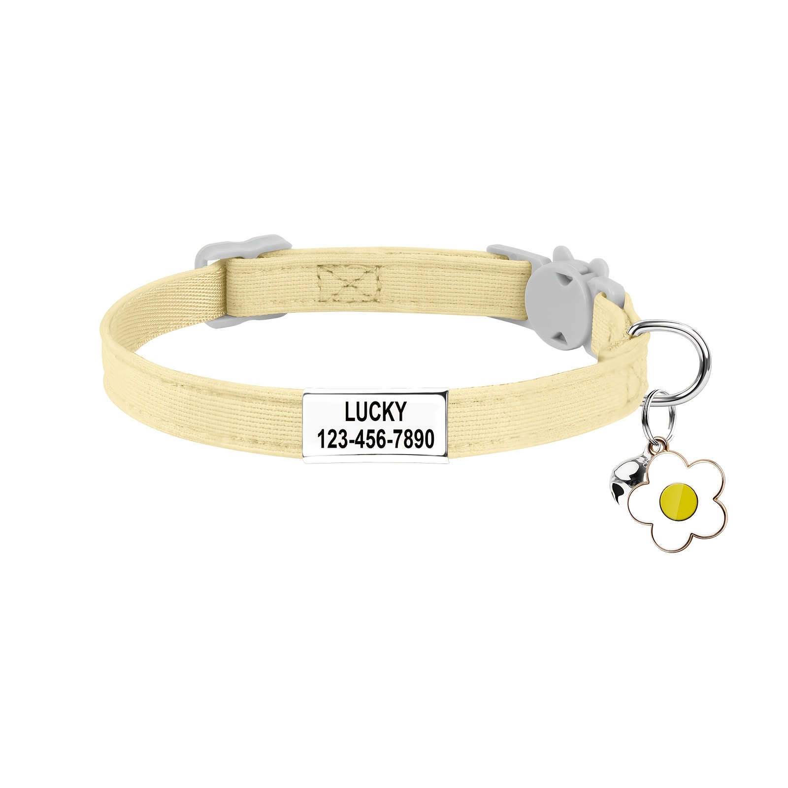 Customized Luminous Cat Collar with Laser Engraved Information