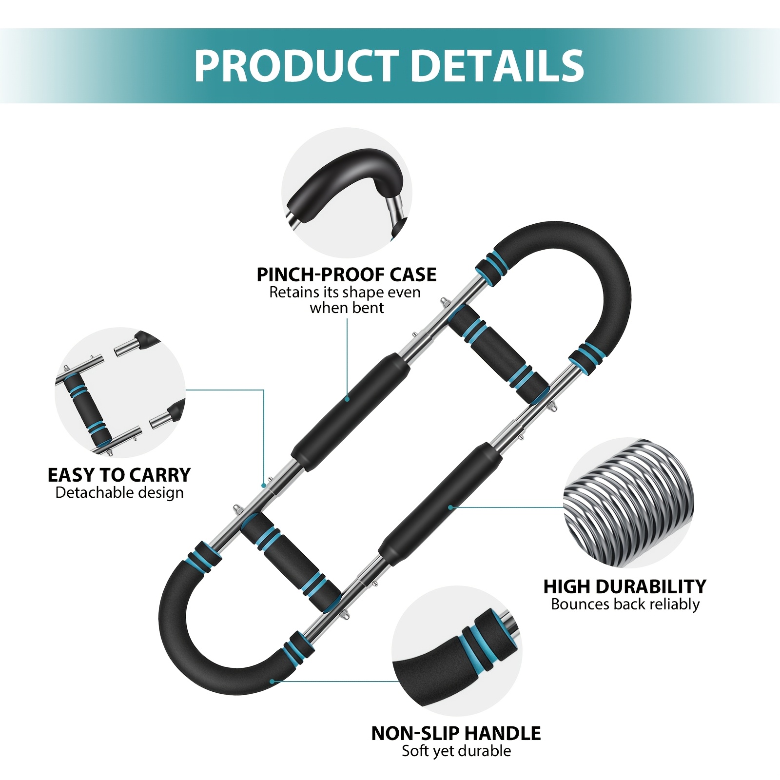U-Shaped Multifunctional Power Twister Arm Exerciser