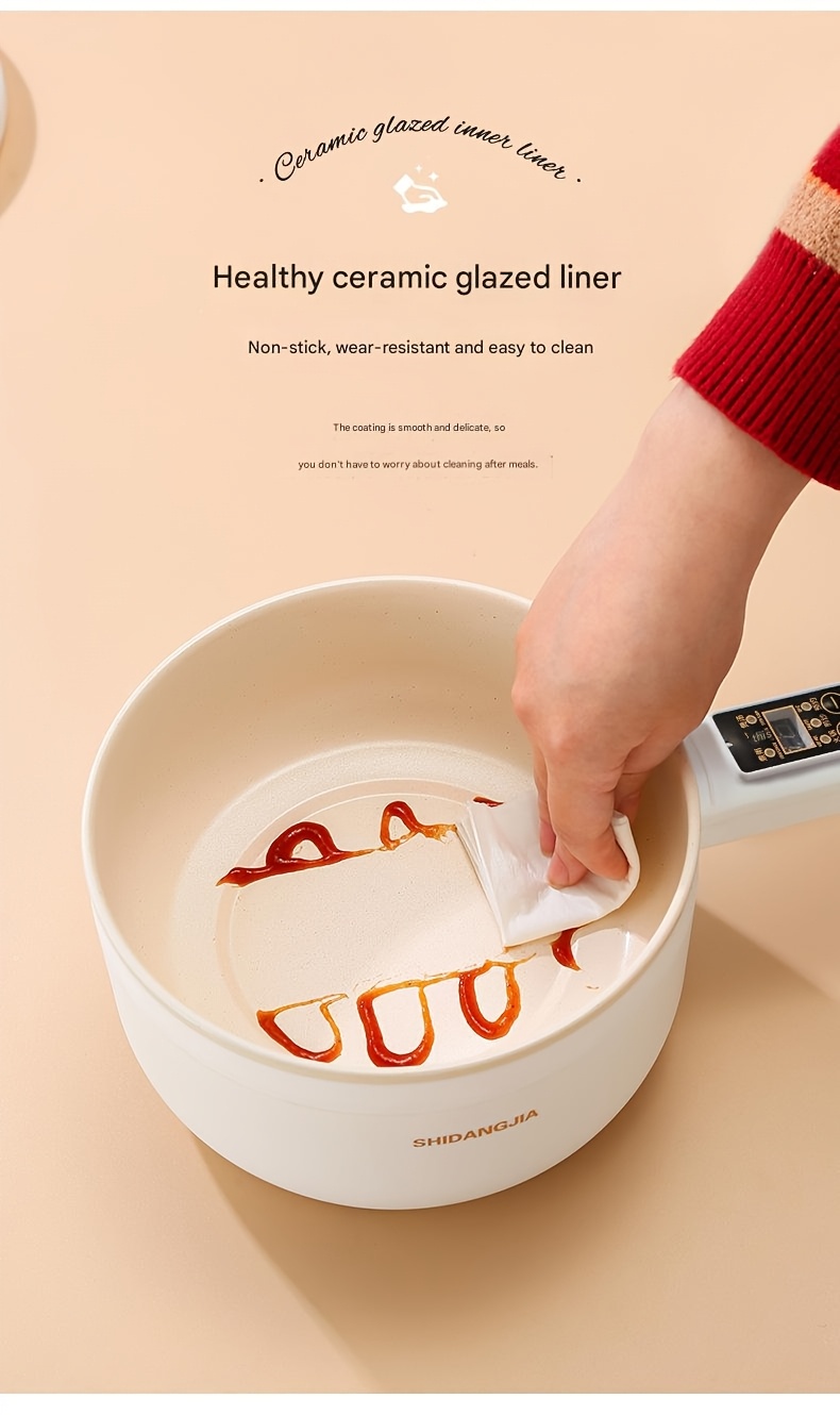 Electric Cookers, Electric Hot Pots, Non-Stick Pans, Electric Frying Pans, Multifunctional And Smart with Scheduled Cooking, Featuring an Electronic Display, Non-Stick Inner Pot, Capable of Frying, Boiling, And Stewing, Compact And Easy to Clean