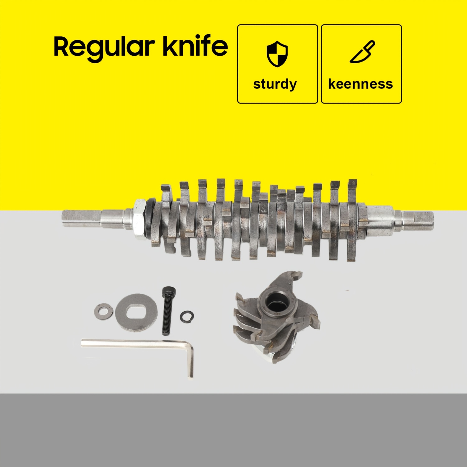 12cm Sharp Hard Metal Milling With 24 For Roll Milling | For Hard Surfaces: Granite & Marble, Masonry, Concrete