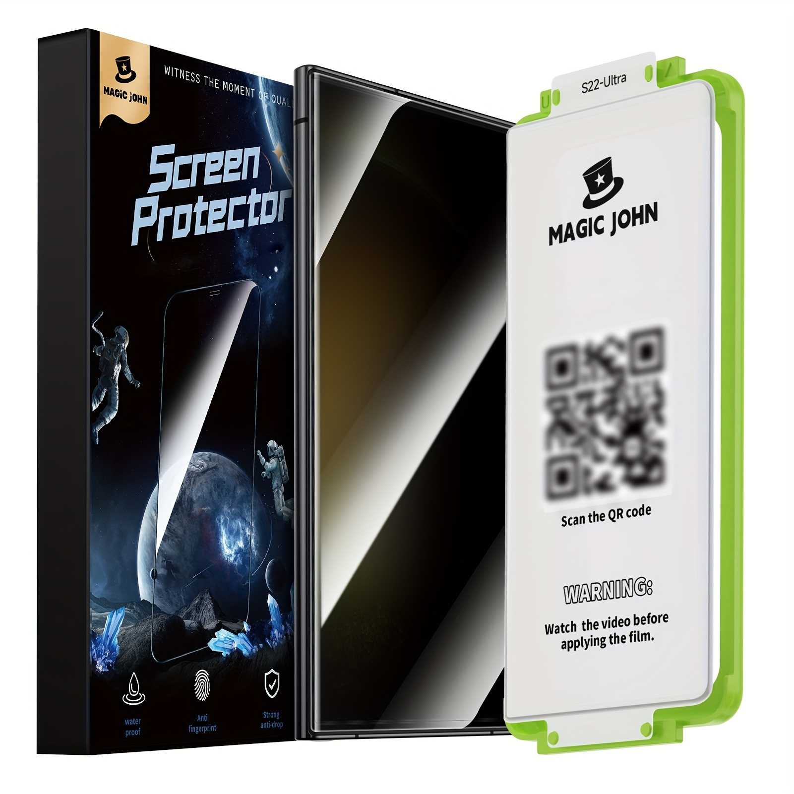 

Magic 2 Pack Screen Protector S23 S22 S21 Ultra - , Compatible, , Shock-resistant, 3d Curved,