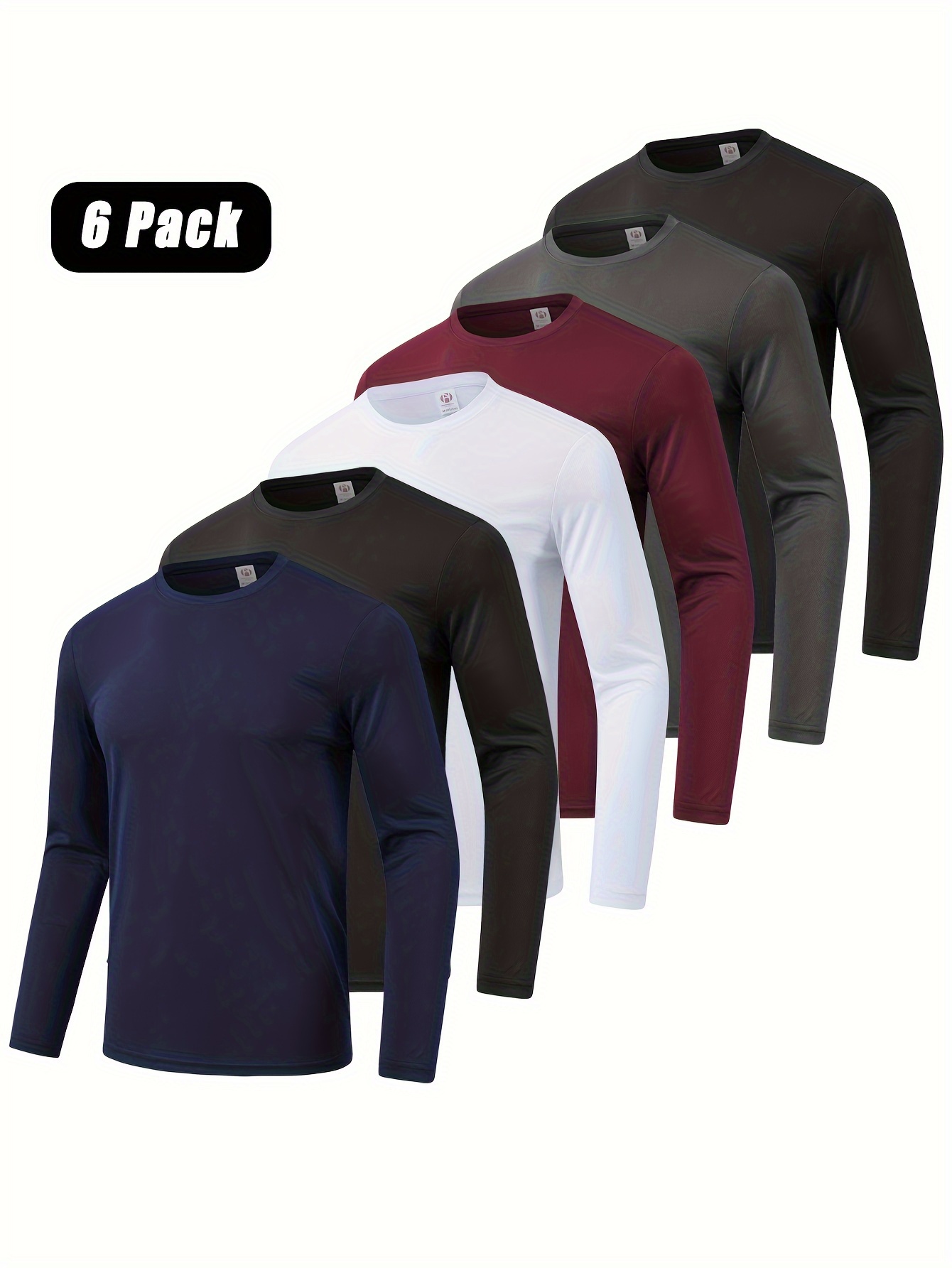 men's quick dry long sleeve shirts moisture wicking sun - Temu