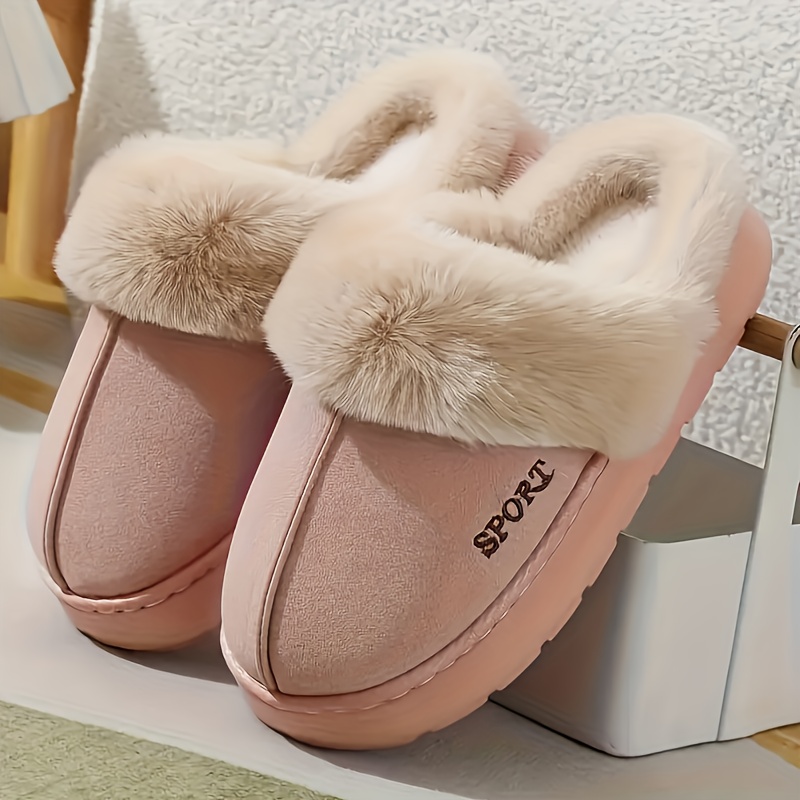 Unisex Winter Casual House Slippers, 4 Colors Available, Neutral Design for Vacation and Leisure Wear, Essential Autumn/Winter Footwear with Anti-Slip & Easy-to-Wear Features, Cozy Fit Socks Style Elegant Indoor Outdoor Couple Shoes