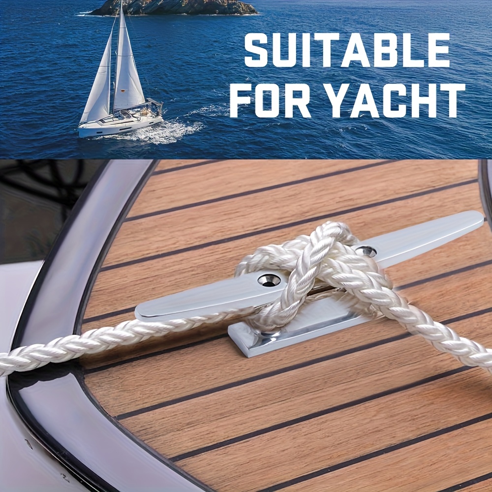 2pcs Heavy-Duty Stainless Steel Cleats for Marine Use