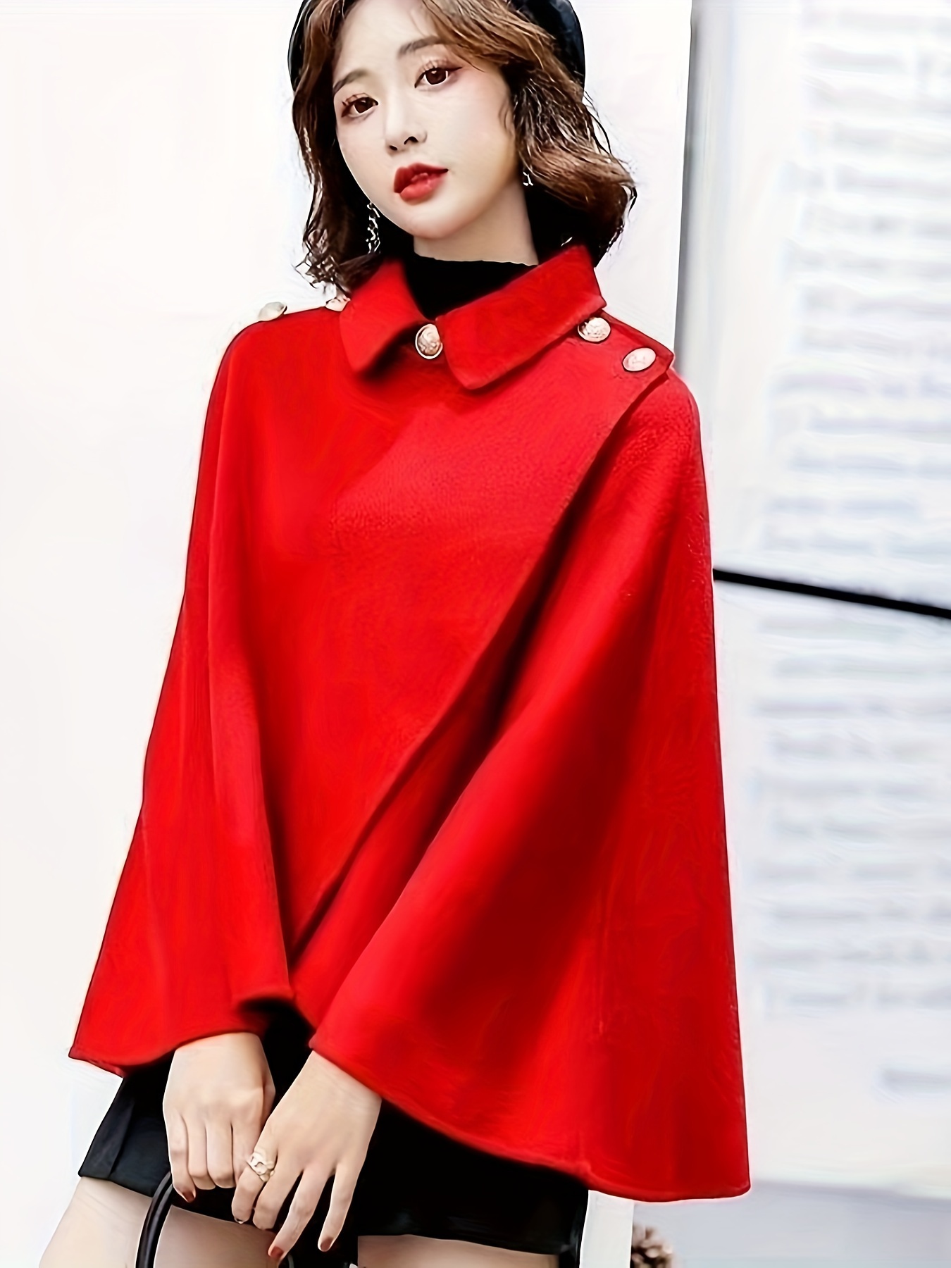LIDNM / SHAWL COLLAR CAPE COAT 【M】 LIDNM / SHAWL COLLAR CAPE COAT 【M】 ジャケット・アウター