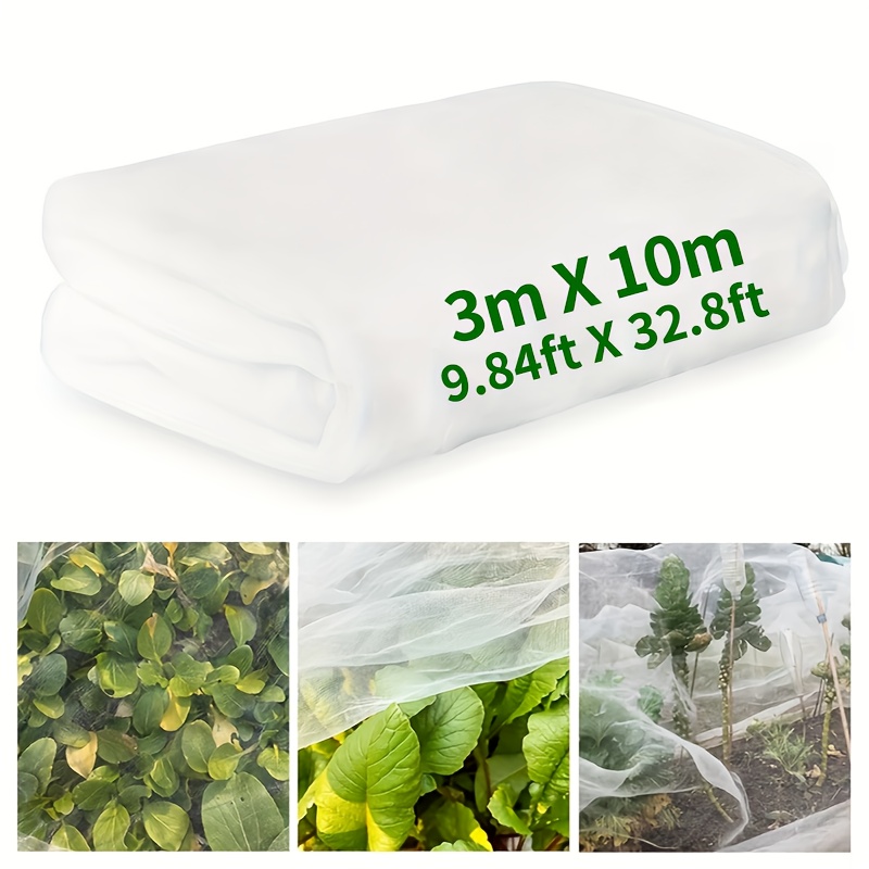 E-shop Ultrafeines Gartennetz - Weiße Nylon-Schutznetze für Obstbäume, Gemüse und Blaubeerensträucher, Gewächshaus-Pflanzenschutz - als