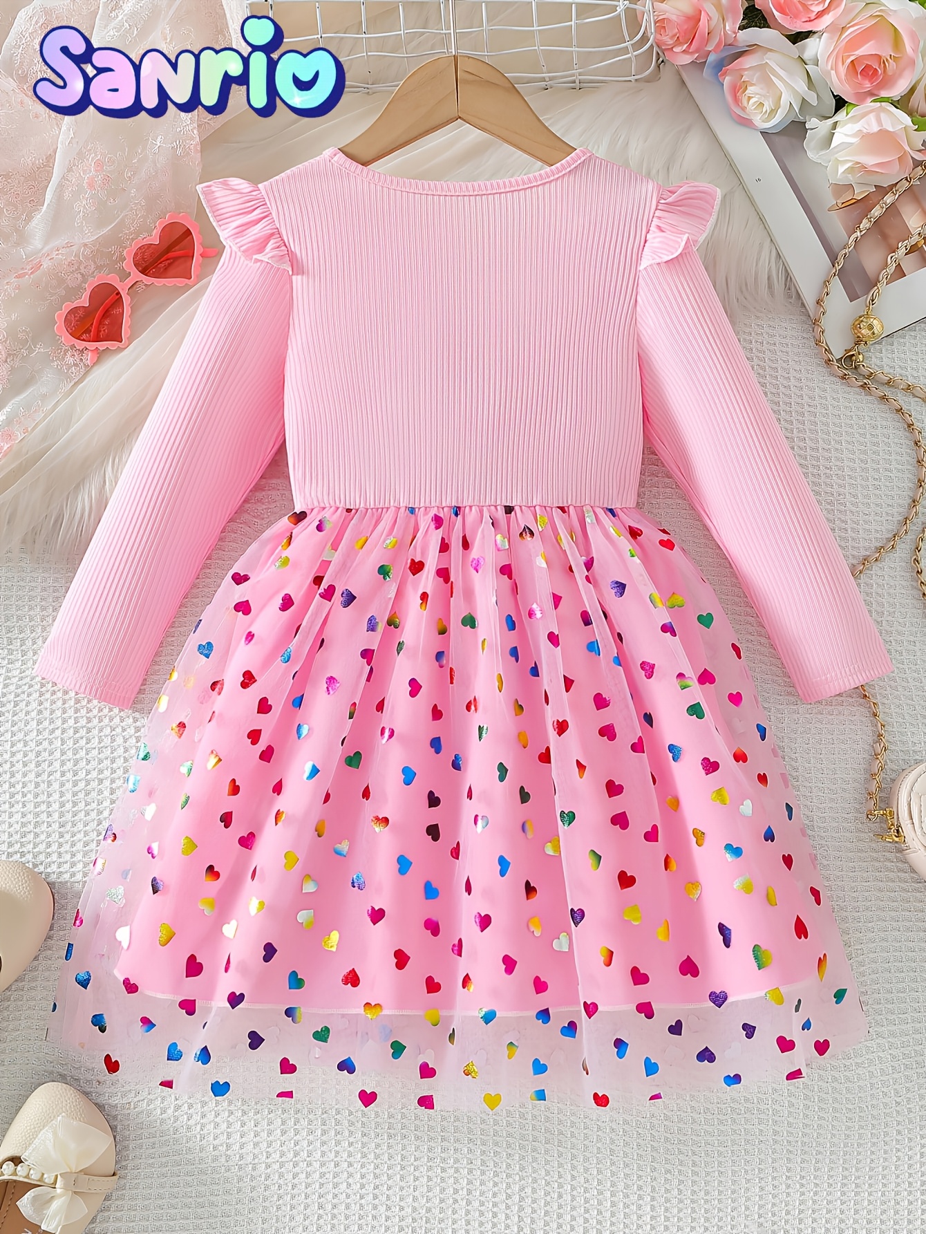 princess polly baby blue dress Hello kitty dress main image 1