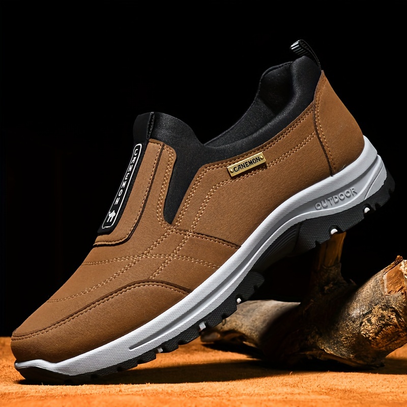 Men's Loafer Shoes, Breathable Lightweight Non-slip Slip On Shoes, Men's Sneakers For 4 Seasons
