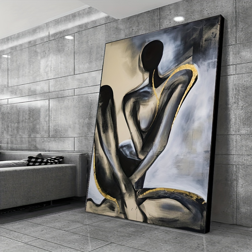 

Modern Abstract Sexy Women Canvas Art Print, 31.5x47.24in - Frameless Wall Decor For Living Room & Bedroom