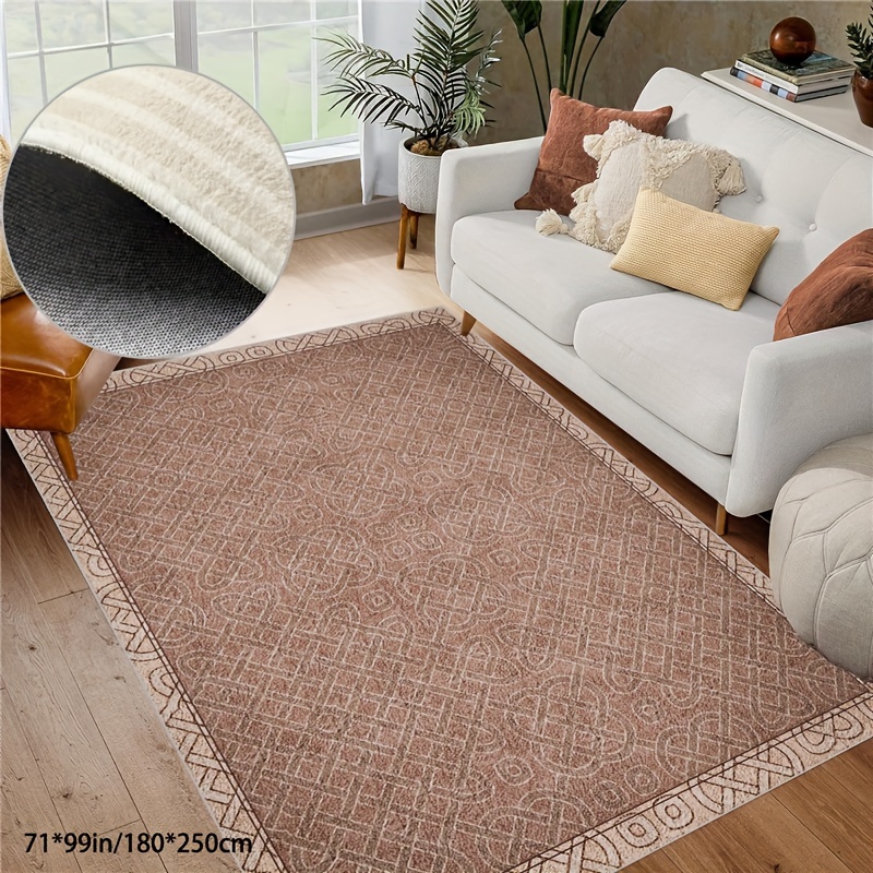 Alfombras de área de 9 x 12 para sala de estar: alfombras lavables para  sala de estar con reverso antideslizante, no desprende pelo, resistentes a  las