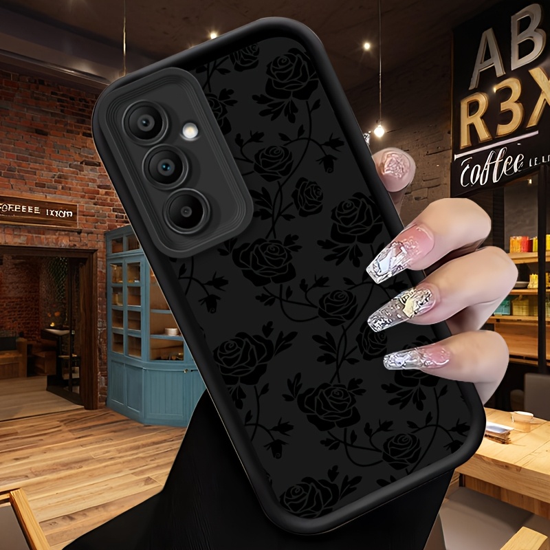 TEMU Phone Case - Luxury Rose Eye Stepped Shockproof Lens Protective Case For Galaxy A26 A25 A54 A53 A52s A16 4g 5g A05 4g A05s A06 A36 A17 A07 A15