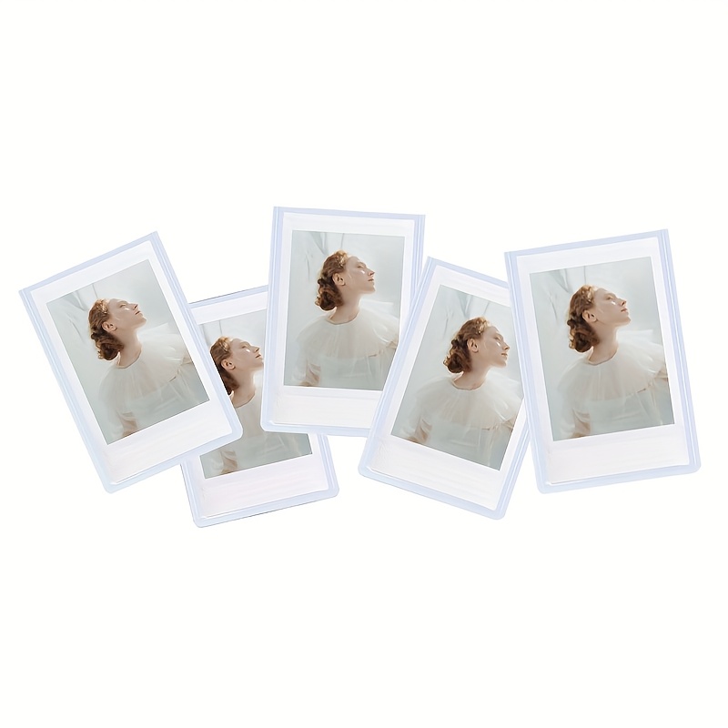 Image of 5 Fridge Magnet Photo Frames, Colorful Personalized Magnetic Photo Pockets - Reusable Picture Collage Frames For Fridge/freezer And Metal Surfaces, Home Supplies