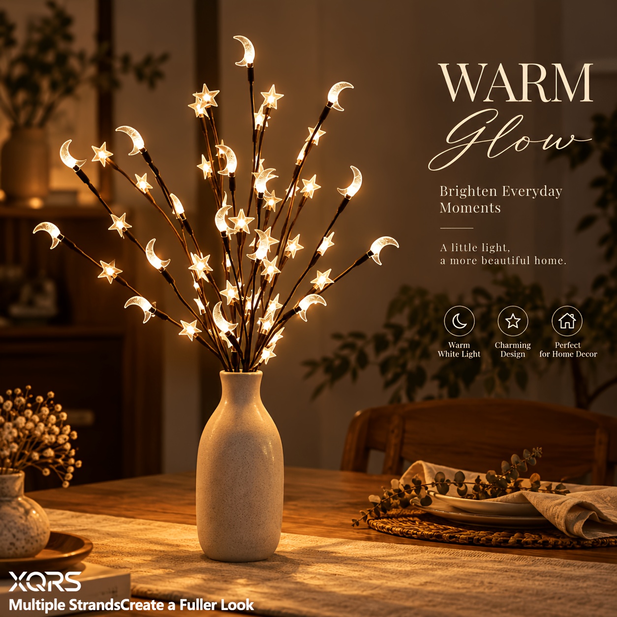 moon fairy lights sold on Temu United States
