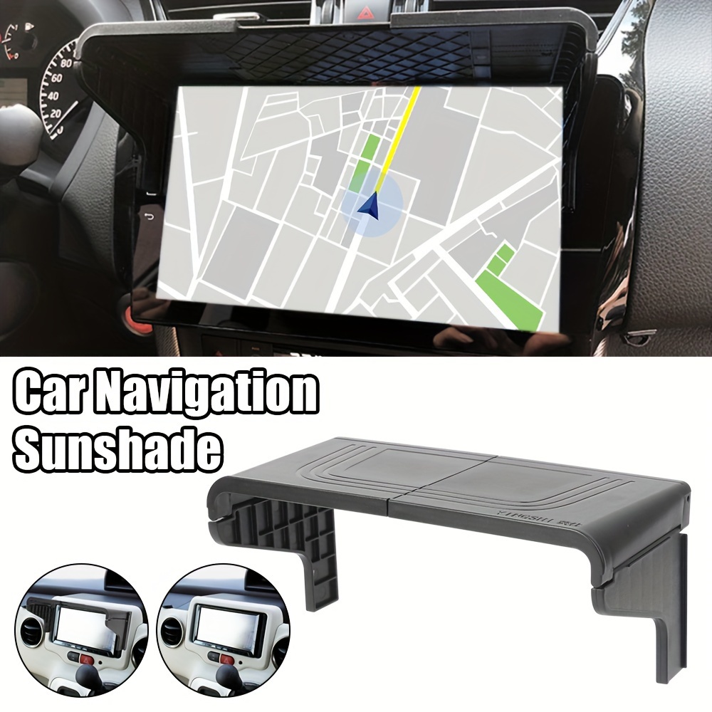 

Car Gps Sunshade Visor Cover For 7-12 Inch Displays - Adjustable, , Blocks & Light, Abs Plastic, Black