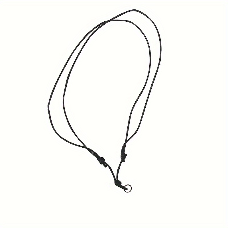 3pcs Adjustable Cord Knot Chain Necklaces With Connectors - Bohemian Minimalist Style, Handmade Texture, Durable Natural Fiber For Casual Attire & Layered Jewelry