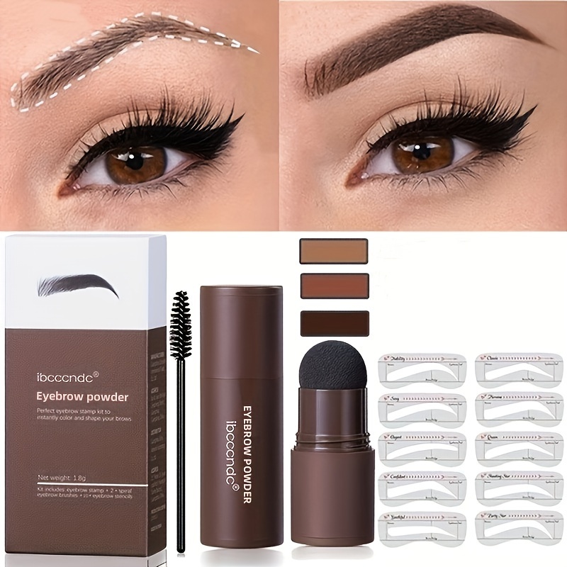eyebrow shaping kits eyebrow powder stick eyebrow stencil eyebrow brush long lasting eyebrow enhancers styling sets