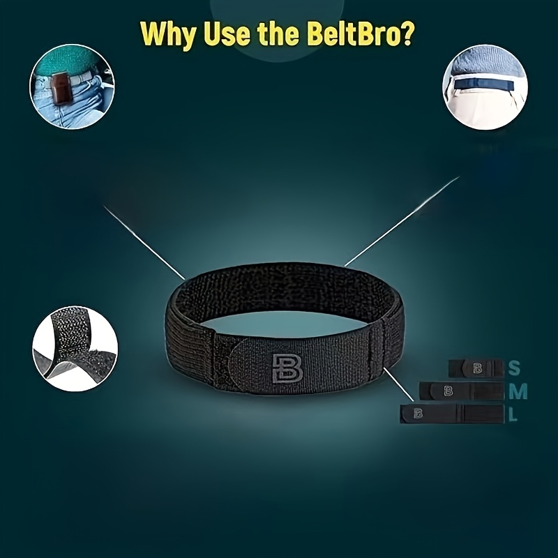 2pcs Elastic Waist Belt One Size Fits All